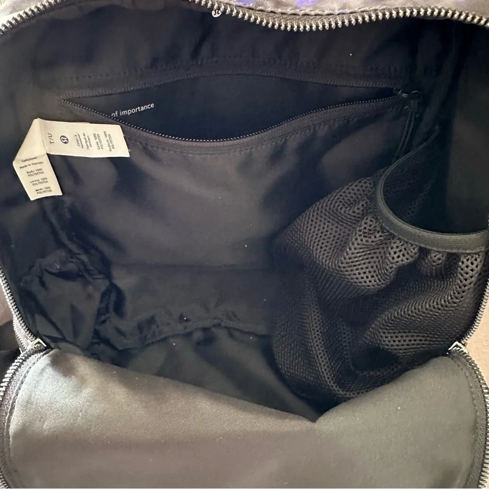 Lululemon City Adventurer Soft Focus Splatter Grey Mini Backpack 10L